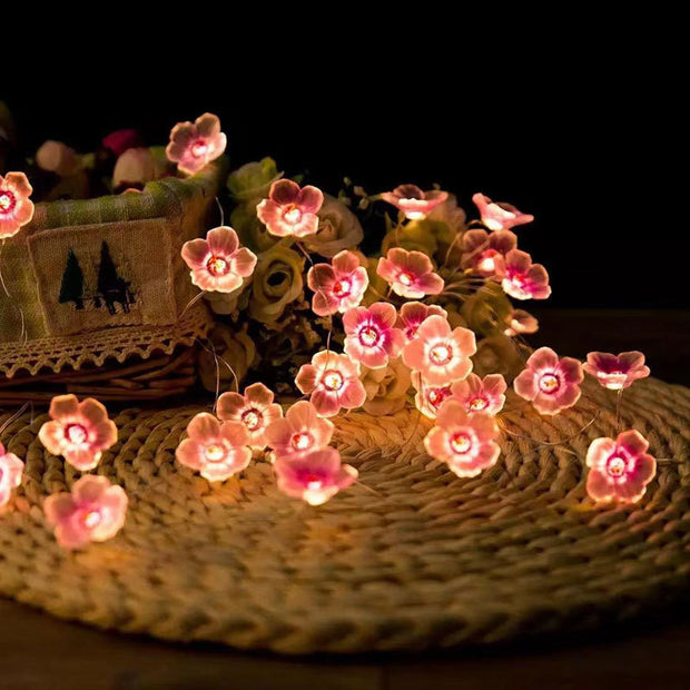 Bee Flower Shape Room Festival Decorative String Lights