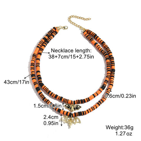 Halloween Pendant Necklace Set