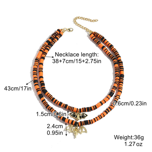 Halloween Pendant Necklace Set
