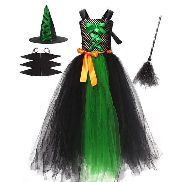 Halloween Kids’ Witch Costume Dress