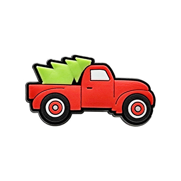 New Christmas Series Hole Shoe Flower Accessories