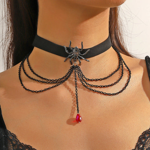 Halloween Pendant Necklace Set