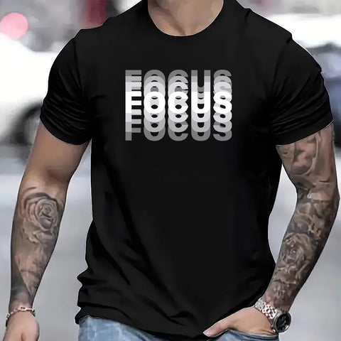 Men’s Printed Summer Casual T-Shirt