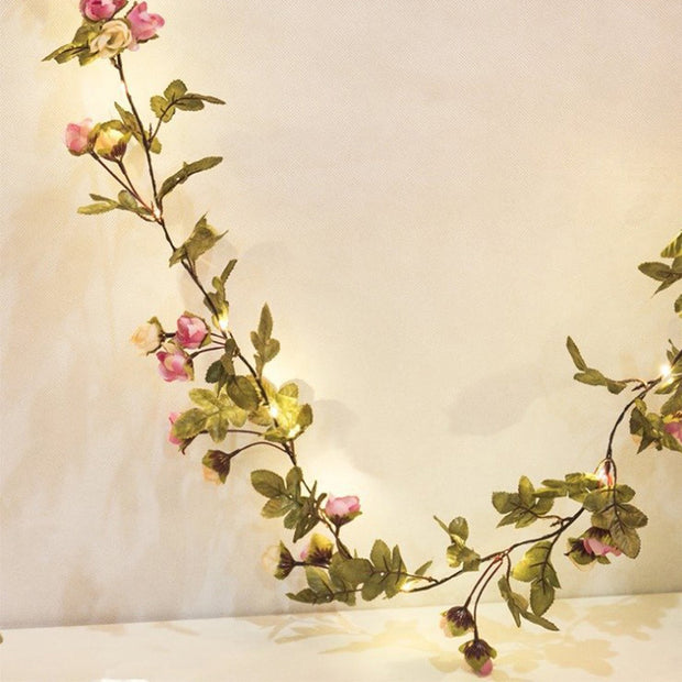 Festival Fake Atmosphere Decoration Lights Wedding Decoration Flower Rattan Strings