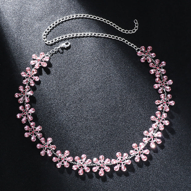 Rhinestone Clavicle Chain Trendy Accessories For Women