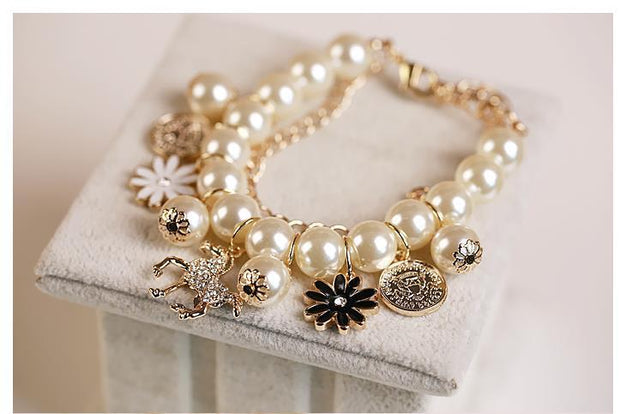 Pearl Flower Women’s Bracelet