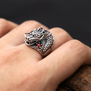Three-Dimensional Silver Faucet Ring