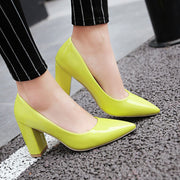 Women’s High-Heeled Pointed Work Shoes