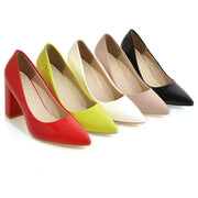 Women’s High-Heeled Pointed Work Shoes