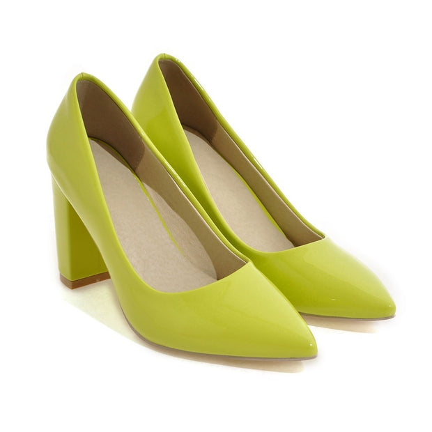 Women’s High-Heeled Pointed Work Shoes