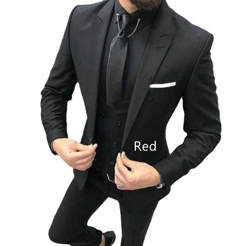 Three-Piece Men’s Tuxedo Suit Set