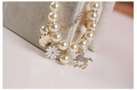 Pearl Flower Women’s Bracelet