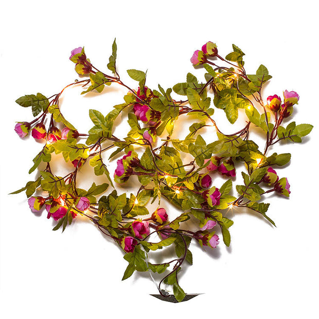 Festival Fake Atmosphere Decoration Lights Wedding Decoration Flower Rattan Strings