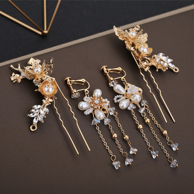 Elegant Chinese Bridal Jewelry Set