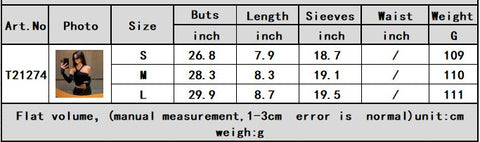 Women’s Irregular Split Sleeve Slim T-Shirt