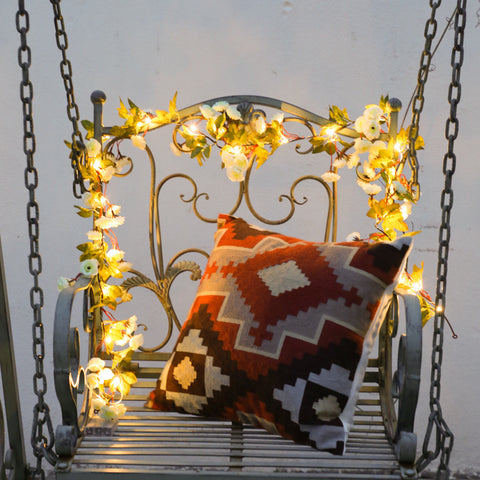 Festival Fake Atmosphere Decoration Lights Wedding Decoration Flower Rattan Strings