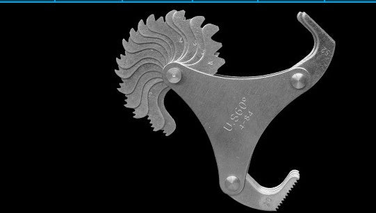 One-piece Thread Pattern Rib Pattern Pattern Thread Gauge