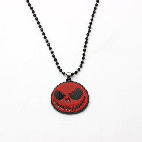 Halloween Accessories Horror Funny Skull Necklace