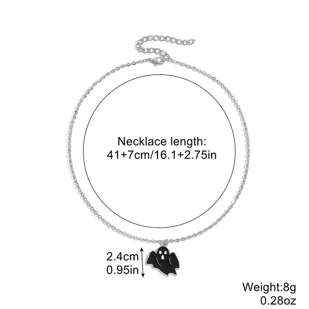 Halloween Pendant Necklace Set