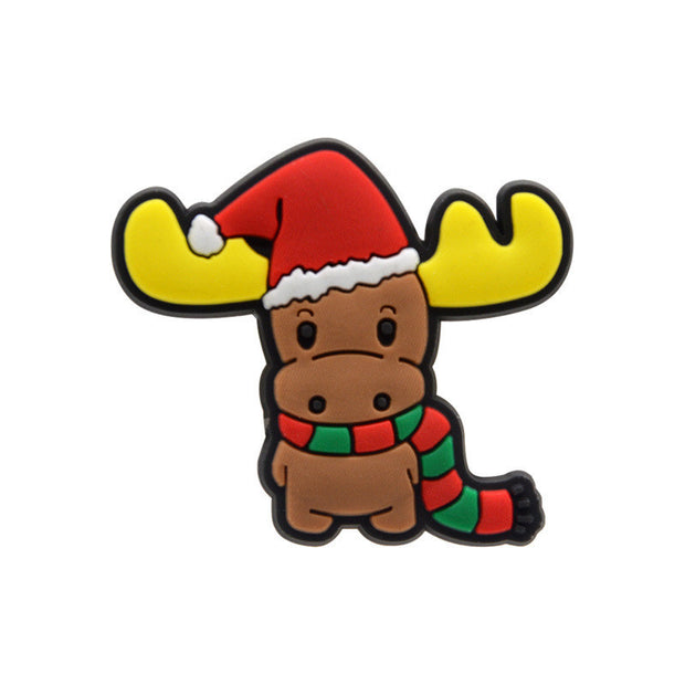 New Christmas Series Hole Shoe Flower Accessories