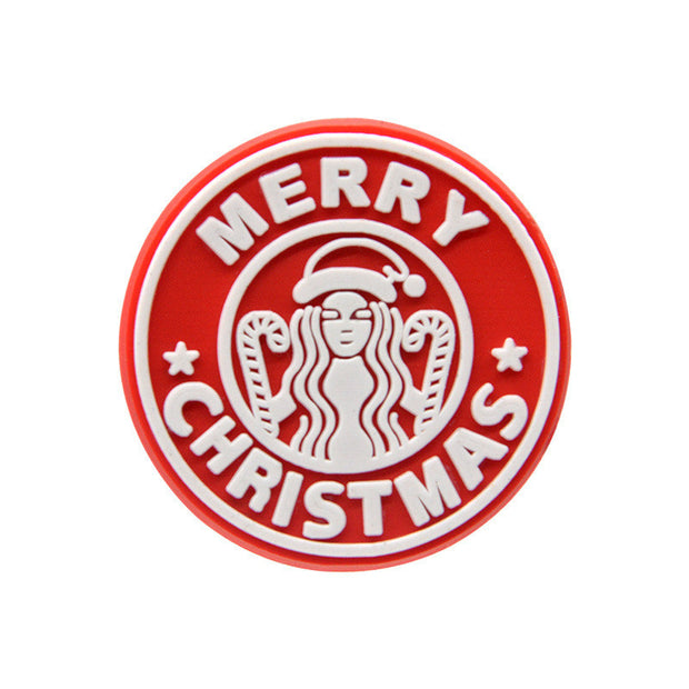 New Christmas Series Hole Shoe Flower Accessories