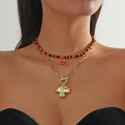 Halloween Pendant Necklace Set