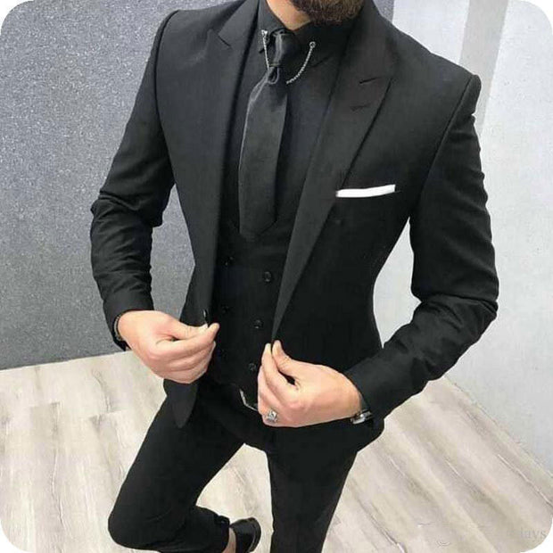Three-Piece Men’s Tuxedo Suit Set