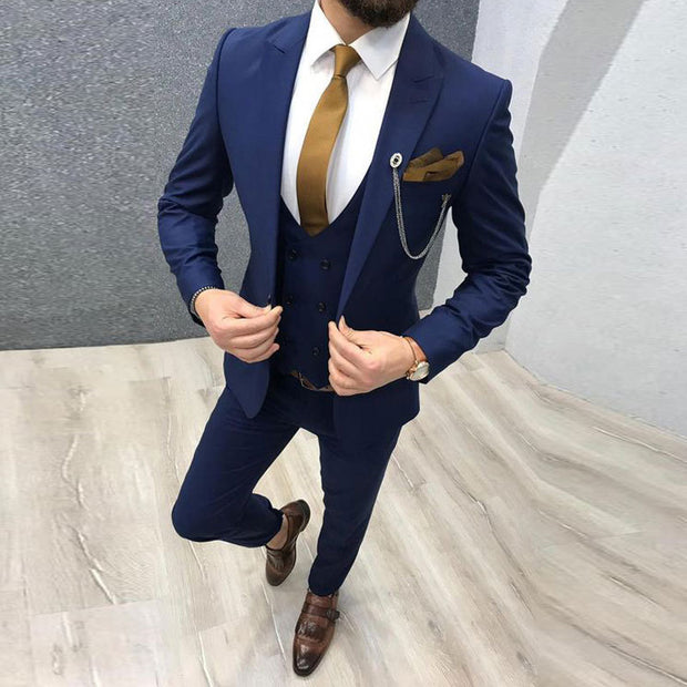 Three-Piece Men’s Tuxedo Suit Set