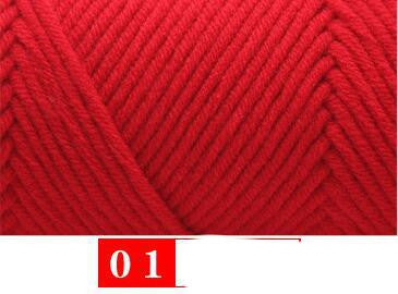 Lover's Cotton Knit Scarf Thread Thick Woolen Milk Cotton Baby Thread Stick Needle Thread