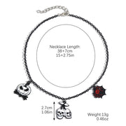 Halloween Pendant Necklace Set