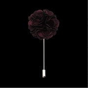 Fashion Men Suit Accessories Floral Brooch