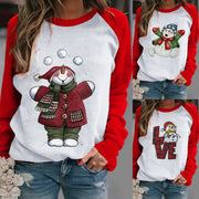 Women’s Christmas Printed Long Sleeve Top