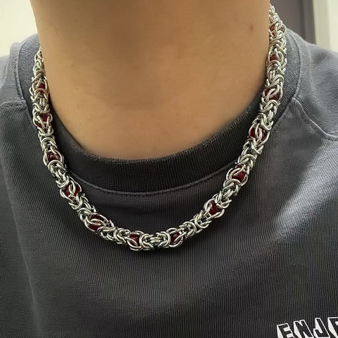 Sapphire Splice Necklace Men