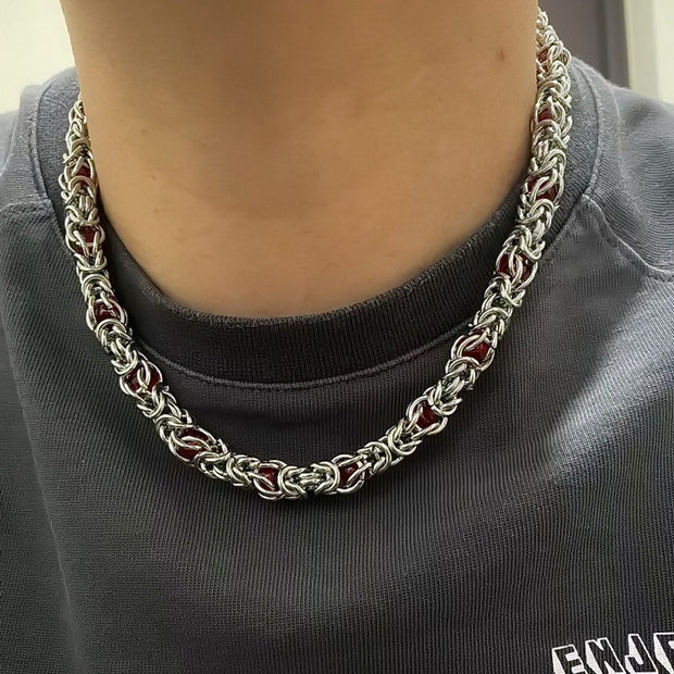 Sapphire Splice Necklace Men