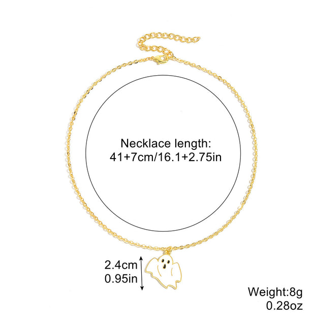 Halloween Pendant Necklace Set