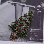 Christmas Tree Alloy Brooch