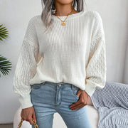 Women’s Autumn Winter Lantern Sleeve Sweater