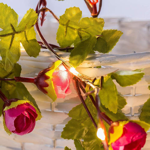 Festival Fake Atmosphere Decoration Lights Wedding Decoration Flower Rattan Strings