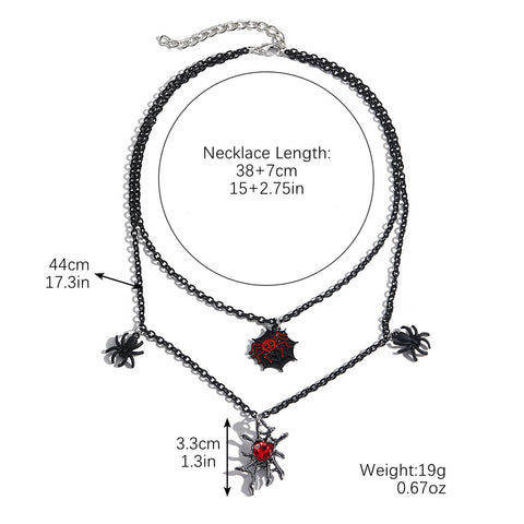 Halloween Pendant Necklace Set