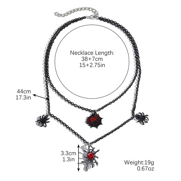 Halloween Pendant Necklace Set