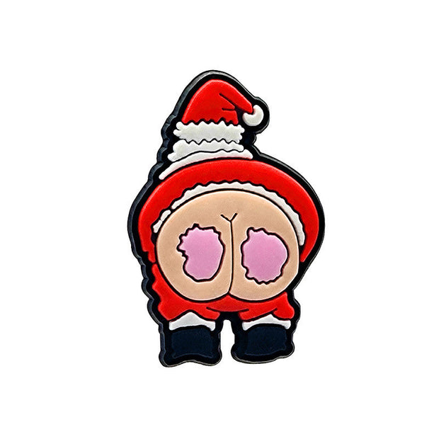 New Christmas Series Hole Shoe Flower Accessories