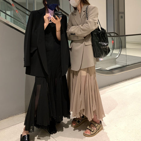 Women’s Sheer Tulle Mermaid Summer Gown