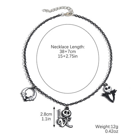 Halloween Pendant Necklace Set