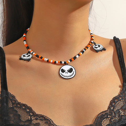 Halloween Pendant Necklace Set