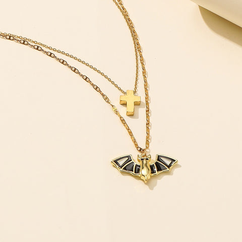 Halloween Accessories Horror Funny Skull Necklace
