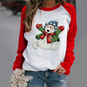 Women’s Christmas Printed Long Sleeve Top