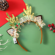 Christmas Headband Luminous Crutch Headband Christmas Tree Hair Accessories