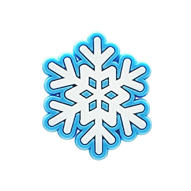 New Christmas Series Hole Shoe Flower Accessories