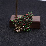 Christmas Tree Alloy Brooch